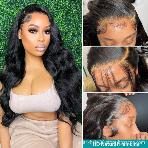 longest 40 inch raw 13x6 body wave transparent hd 360 lace frontal brazilian preplucked body short full lace human hair wigs